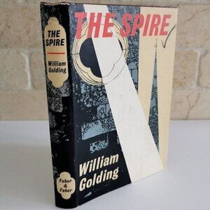 1964 The Spire by William Golding, British Novel Historical Fiction Vintage